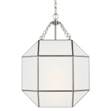 Aveyron 3 Light 19" Wide Pendant with Frosted Glass Shade