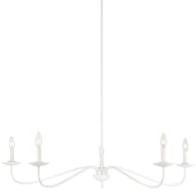 5 Light 7" Tall Taper Candle Style Chandelier