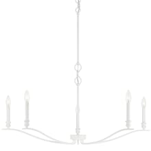 5 Light 15" Tall Taper Candle Style Chandelier