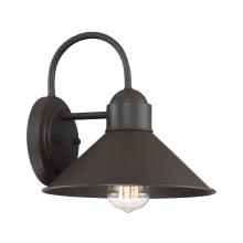 Single Light 10" Tall Outdoor Wall Sconce