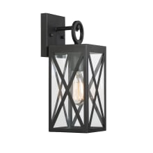 Single Light 14" Tall Outdoor Wall Sconce