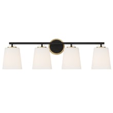 4 Light 33" Wide Vanity Light