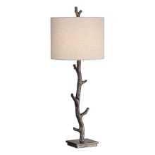 34" Tall Rustic Lodge Tree Branch Table Lamp with Shade