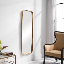 Lipped 60" x 21" Rectangular Full Length Wall Mirror with Rounded Corners