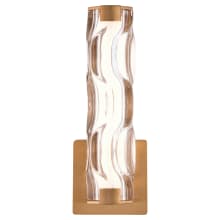Sienna 1 Light LED Bathroom Vanity Fixture Glass