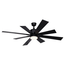 Nanci 60" 8 Blade Indoor / Outdoor LED Ceiling Fan