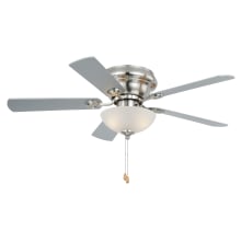 Adrian 42" 5 Blade Indoor Ceiling Fan with a Glass Shade