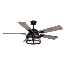 Cyclops 52" 5 Blade LED Indoor Ceiling Fan with Remote Control