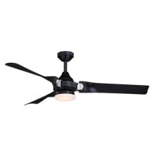 52" 3 Blade LED Outdoor Ceiling Fan with Remote Control