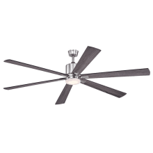 Aaron 72" 6 Blade Indoor Ceiling Fan with Remote Control