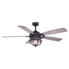 54" 5 Blade LED Outdoor Ceiling Fan with Remote Control