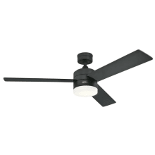 Grande Prairie 52" 3 Blade Indoor LED Ceiling Fan with Remote Control