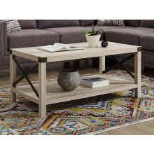 Paxton 40" Wide Rustic X Barn Side Coffee Table