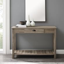 Rustic Farmhouse 48" Wide Casual Console / Sofa Entry Table