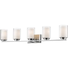 Sylvia 5 Light 41" Wide Bathroom Vanity Light