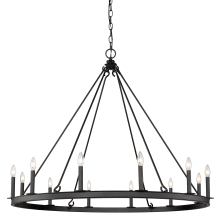 Marian 12 Light 48" Wide Taper Candle Chandelier