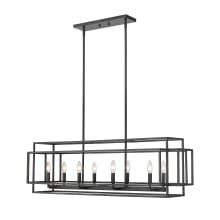 Ancyra 8 Light 44" Wide Taper Candle Linear Chandelier