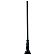 96" Concrete Mounted Fluted Outdoor Post - 12" Base