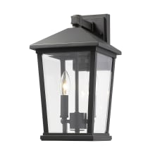 Gordon 2 Light 15" Tall Outdoor Wall Sconce