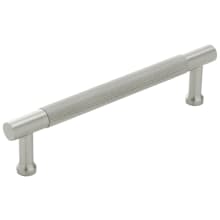 Verge 5-1/16" Center to Center Solid Brass Diamond Knurled Cabinet Handle / Drawer Pull