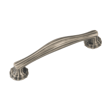 Verona 5-1/16" (128mm) Center to Center Solid Brass Vintage Traditional Cabinet Handle / Drawer Pull