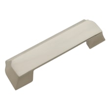 Studio 3 and 3-3/4" Dual Center to Center Solid Brass Square Cabinet Handle / Drawer Pull