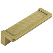 Linea 3" Center to Center Rectangular Angled Flush Mount 3-5/8" Long Cabinet Handle / Drawer Pull from the Bijou Collection