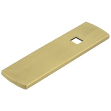 Astoria 3-1/2" x 7/8" Rectangular Knob Backplate from the Bijou Collection