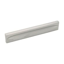 Ingot 5-1/16" Center to Center (128 mm) Solid Rectangular Cabinet Handle / Drawer Pull with Finger Indent