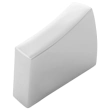 Flex 1-7/16" Wide Modern Curved Block Cabinet Knob / Drawer Knob