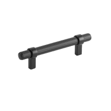 Sinclaire 3-3/4" Center to Center Ridged Bar Cabinet Handle / Drawer Bar Pull