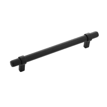 Sinclaire 6-5/16" Center to Center Ridged Bar Cabinet Handle / Drawer Bar Pull