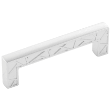 Cullet 3-3/4 Inch (96 mm) Center to Center Art Deco Mosaic Cabinet Handle / Drawer Pull