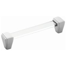 Belleclaire 5-1/16 Inch (128 mm) Center to Center Art Deco Acrylic Cabinet Handle / Drawer Pull
