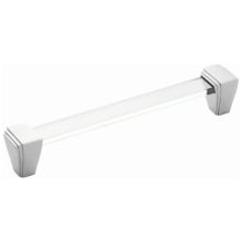 Belleclaire 6-5/16 Inch (160 mm) Center to Center Art Deco Acrylic Cabinet Handle / Drawer Pull