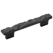 Sandrine 3-3/4 " (96 mm) or 5 1/16 " (128 mm) Center to Center Rustic Raw Textured Bar Cabinet Handle / Drawer Pull