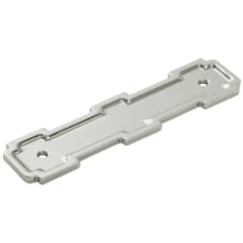 Coventry 3-3/4" Center to Center Cabinet Pull Backplate