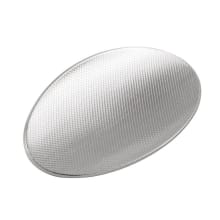 Grata 3-3/4" x 1-7/8" Concave Knurled Modern Italian Cabinet Knob / Drawer Pull - from the Bijou Collection