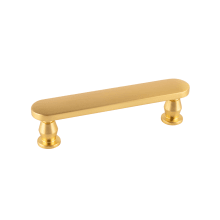 Anders 3-3/4" Center to Center Flat Oval Bar Mid-Century Modern Cabinet Handle / Drawer Pull