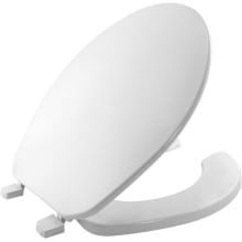 White for sale online Bemis 1000CP000 Plastic Paramount Elongated Toilet Seat Chrome Hinges 