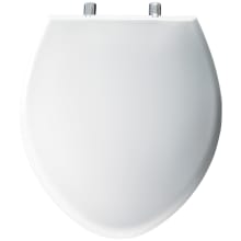 Round / Elongated Paramount™ Plastic Toilet Seat with Chrome Hinge and STA-TITE®