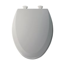 Elongated Molded Wood Toilet Seat with Easy-Clean & Change ® Hinge