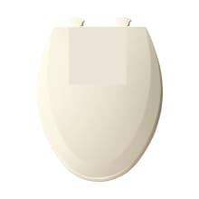 Elongated Molded Wood Toilet Seat with Easy-Clean & Change ® Hinge