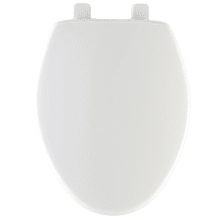 Elongated Closed-Front Toilet Seat with Chrome Hinges and Lid with Whisper-Close&reg; and STA-TITE&reg; Seat Fastening System&trade;