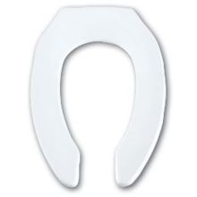 Round Open-Front Commercial Toilet Seat with DuraGuard&reg; and STA-TITE&reg; Commercial Fastening System&trade;