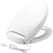 Radiance Elongated Closed-Front with Cover Multi-Setting Warming Toilet Seat with Whisper Close®, STA-TITE®, Precision Seat Fit™, and Night Light