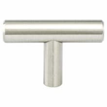 Tempo Pack of (10) - 2 Inch "T" Bar Cabinet Knobs / Drawer Knobs