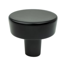Brookridge Contemporary 1-9/32" Round Flat Mushroom Cabinet Knob / Drawer Knob with Mounting Hardware