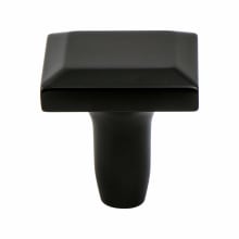 Metro Pack of (25) - 1-3/16 Inch Square Cabinet Knobs / Square Drawer Knobs with Mounting Hardware