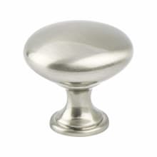 Advantage One 1-1/8" Classic Simple Round Mushroom Cabinet Knob / Drawer Knob